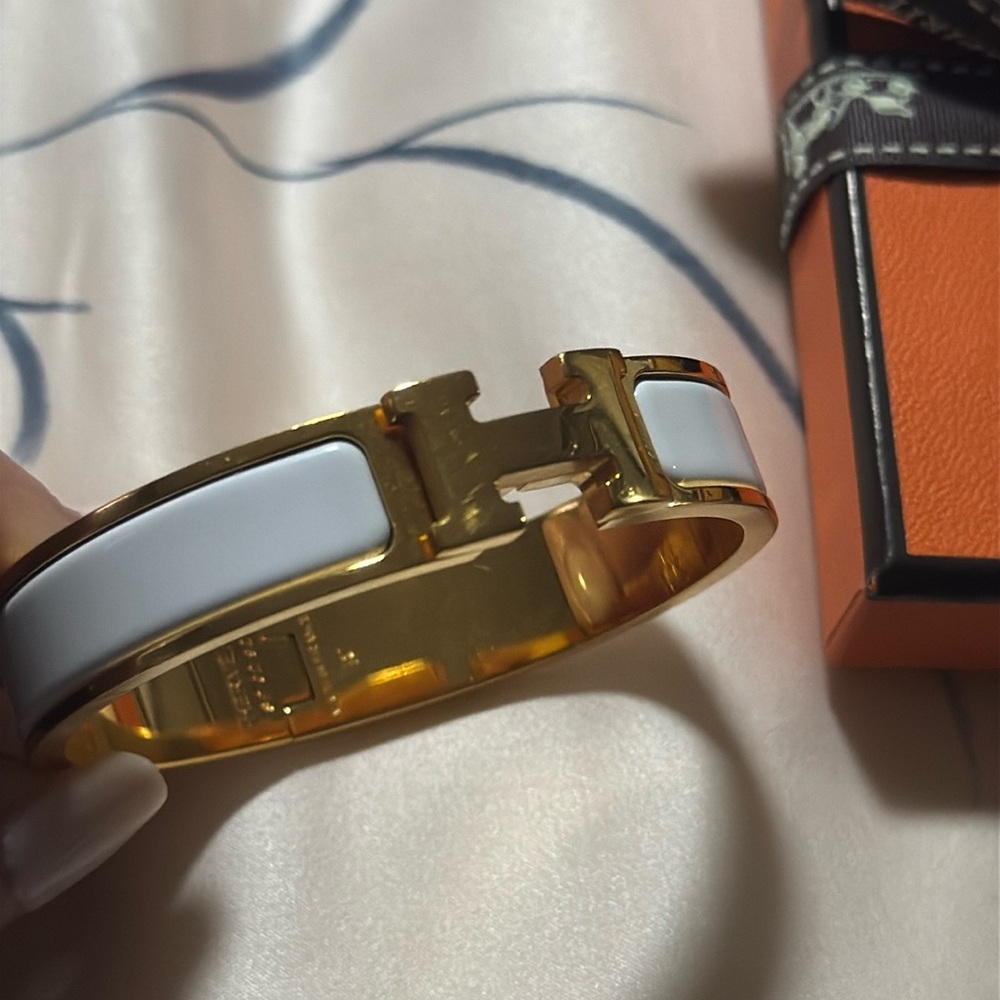 Hermes’ clic H bracelet